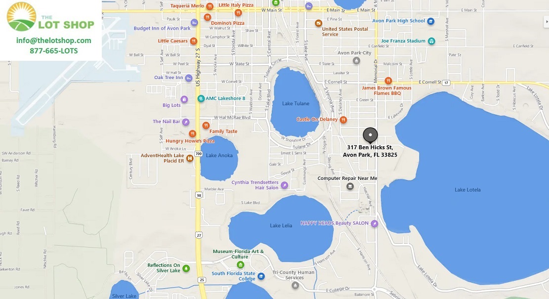 Lot For Sale Avon Parks Highlands FL 0.340 acres, Electric, Paved